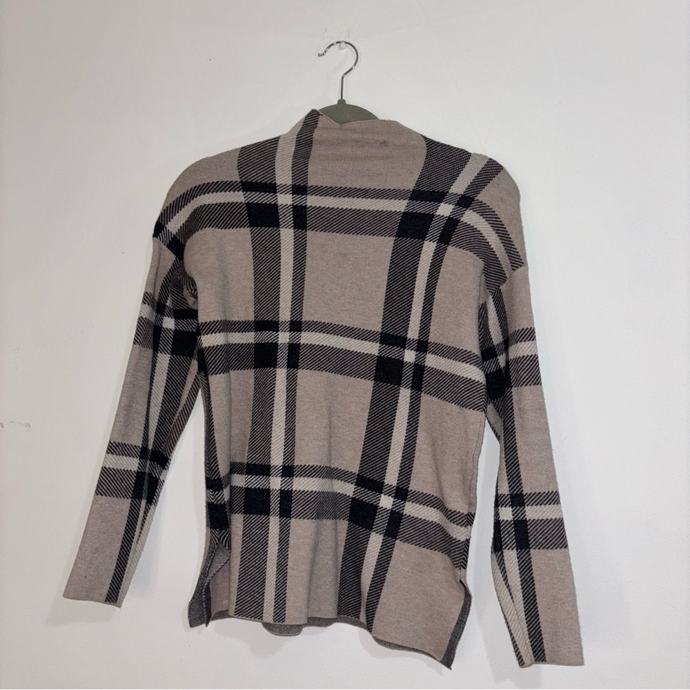 Plaid Knit Sweater